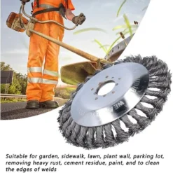 Tête De Coupe De Tondeuse à Gazon, Tête De Coupe Facile à Retirer Avec Housse De Protection Pour Le Jardin -Flore Riche Soldes Magasin 96500099 3