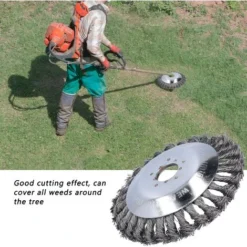 Tête De Coupe De Tondeuse à Gazon, Tête De Coupe Facile à Retirer Avec Housse De Protection Pour Le Jardin -Flore Riche Soldes Magasin 96500099 5