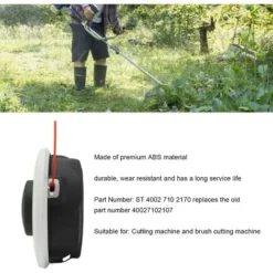 Tête De Débroussailleuse ABS M14x1.5MM 16cm De Diamètre Accessoire De Débroussailleuse Pour Outils De Jardin St 4002 710 2170 10 Tête De Débroussailleuse ABS M14x1.5MM 16cm De Diamètre Accessoire De Débroussailleuse Pour Outils De Jardin St 4002 710 2170 -Flore Riche Soldes Magasin 96500163 4