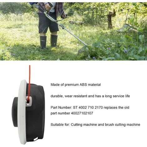 Tête De Débroussailleuse ABS M14x1.5MM 16cm De Diamètre Accessoire De Débroussailleuse Pour Outils De Jardin St 4002 710 2170 6 Tête De Débroussailleuse ABS M14x1.5MM 16cm De Diamètre Accessoire De Débroussailleuse Pour Outils De Jardin St 4002 710 2170 – Image 4