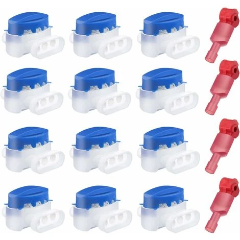 ZOLGINAH 12 Connecteur De Câble étanche 3 Trous Connecteurs De Fils électriques Sertis Connecteur De Tondeuse à Gazon Avec 4 Bornes De Connexion Pour Tondeuses à Gazon 3 ZOLGINAH 12 Connecteur De Câble étanche 3 Trous Connecteurs De Fils électriques Sertis Connecteur De Tondeuse à Gazon Avec 4 Bornes De Connexion Pour Tondeuses à Gazon