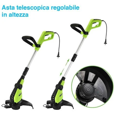 Débroussailleuse électrique 600W Coupe 32cm Tondeuse à Gazon 4 Débroussailleuse électrique 600W Coupe 32cm Tondeuse à Gazon – Image 2
