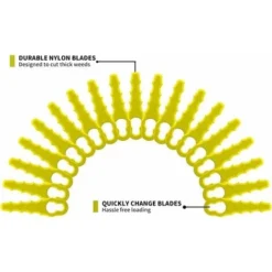 Lot De 100 Lames De Rechange Compatible Pour Ryobi Coupe Bordure, Têtes Double Lames Dentelées RAC155 RAC157 RAC158 -Flore Riche Soldes Magasin 96839396 3