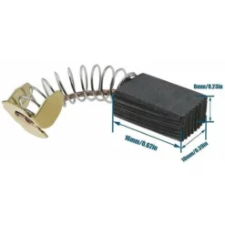 Paires De Balais De Charbon Pour Moteur CB103 - 6 X 10 X 15 Mm - Compatible Avec Les Outils électriques HM0810 181030(8pcs) 10 Paires De Balais De Charbon Pour Moteur CB103 - 6 X 10 X 15 Mm - Compatible Avec Les Outils électriques HM0810 181030(8pcs) -Flore Riche Soldes Magasin 97447362 4