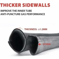 2 Pièces Chambre à Air 4.10/3.50-4 Avec Tige De Valve Pour Brouette Tondeuse Poussette Générateur Chariot De Jardin -Flore Riche Soldes Magasin 97452086 4