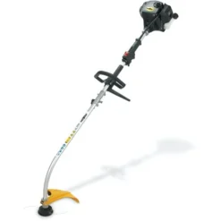 MOWOX PT25LH, Coupe Bordures Thermique 25CC, Tube Alu Courbé Et Détachable, 40cm De Coupe Fil Nylon 2mm à Alimentation Automatique