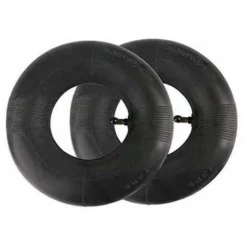 Pneu De Chambre à Air SéRies 4.10/3.50-4 Pouces Pour Diable, Chariot, Chariot Manuel, Chariot De Jardin, Tondeuse à Gazon, Tube De Remplacement 4.10-4(2pcs)