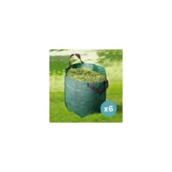 Lot 6 Sac Jardinage 272L, Avec Poignées Sac Jardinage Dechets Imperméable Sacs à Déchets De Jardin Vert 9 Lot 6 Sac Jardinage 272L, Avec Poignées Sac Jardinage Dechets Imperméable Sacs à Déchets De Jardin Vert -Flore Riche Soldes Magasin 98441219 4
