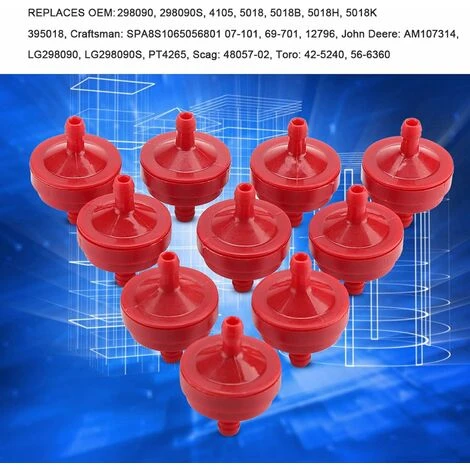 10pcs Filtre à Essence Filtre à Gaz Filtre Tondeuse à Gazon Pièces De Rechange Pour Briggs & Stratton 298090 298090 S 1/4,Dolaso 7 10pcs Filtre à Essence Filtre à Gaz Filtre Tondeuse à Gazon Pièces De Rechange Pour Briggs & Stratton 298090 298090 S 1/4,Dolaso – Image 5