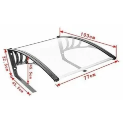 Garage Pour Robot Tondeuse Abri De Jardin Toit Protection Contre La Pluie, La Grêle Et Les Rayons UV 103 X 77 X 45.5 Cm NAIZY -Flore Riche Soldes Magasin 99357054 2