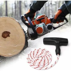 Poignée De Démarreur Tondeuse à Gazon Corde De Démarrage à Rappel Avec 3 Pièces Poignée De Démarrage Accessoires De Tondeuse à Cordon Pour La Plupart Des Tondeuses à Gazon -Flore Riche Soldes Magasin 99809715 3